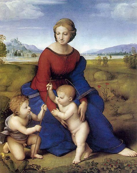 RAFFAELLO Sanzio Madonna of Belvedere Norge oil painting art